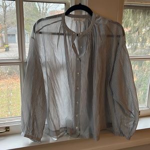 Dôen striped blouse, size S, NWOT